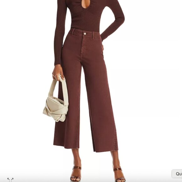 Aqua Bloomingdale’s Midrise Bootcut Jeans in Mulberry Purple Size 26 - Picture 1 of 6